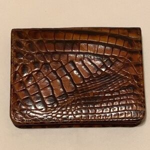 Brahmin Leather Coin Purse Wallet Vintage